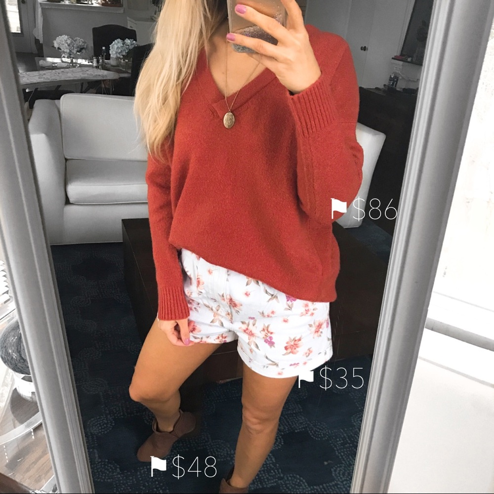 🆕 FRENCH CONNECTION COPPER LOOSE V-NECK JUMPER! - Picture 5 of 7